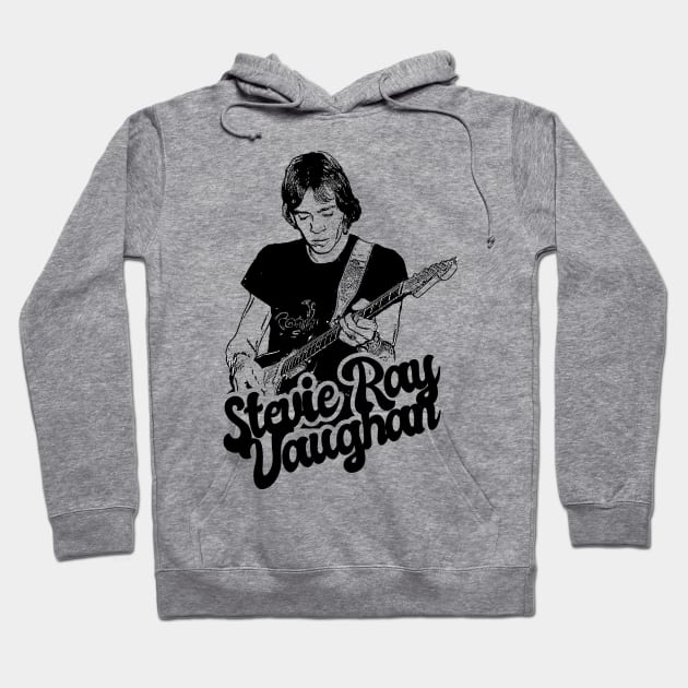 Stevie Ray Vaughan 1977s Style Classic Hoodie by Hand And Finger